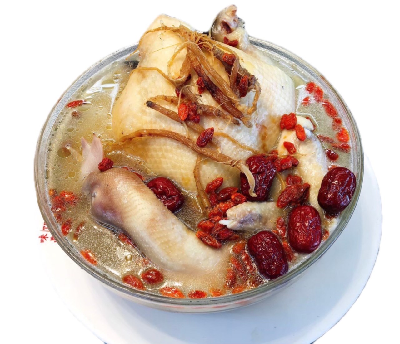 人參干杞紅棗雞湯