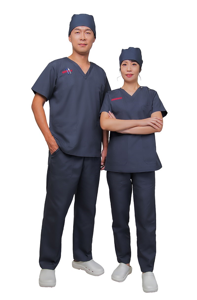 8625 V字領刷手衣-男款 