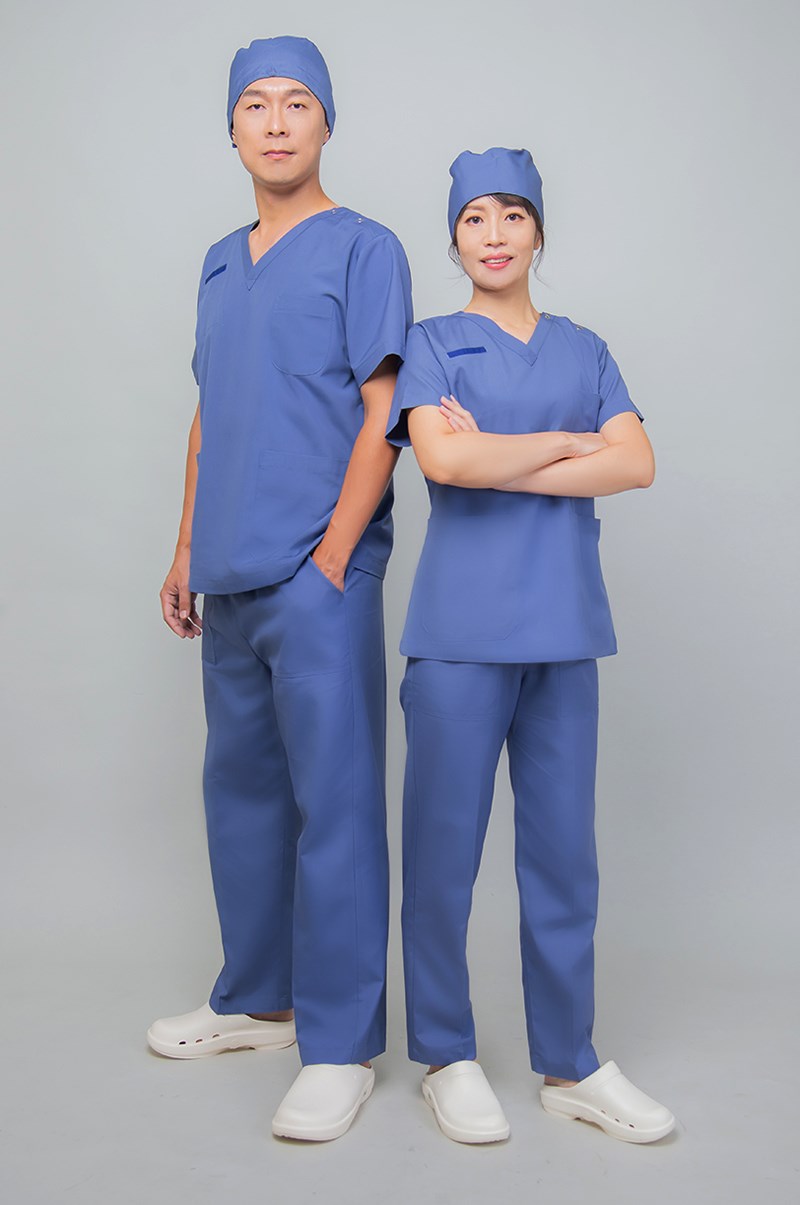 8625 V字領刷手衣-女款