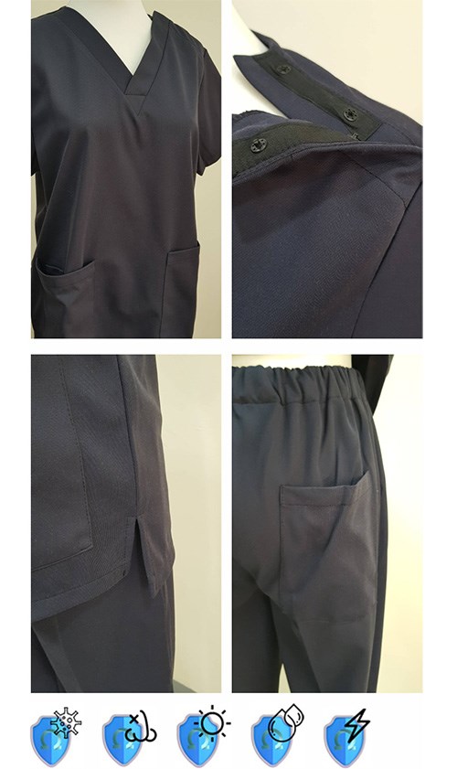 3239 吸濕排汗布 刷手服-男款