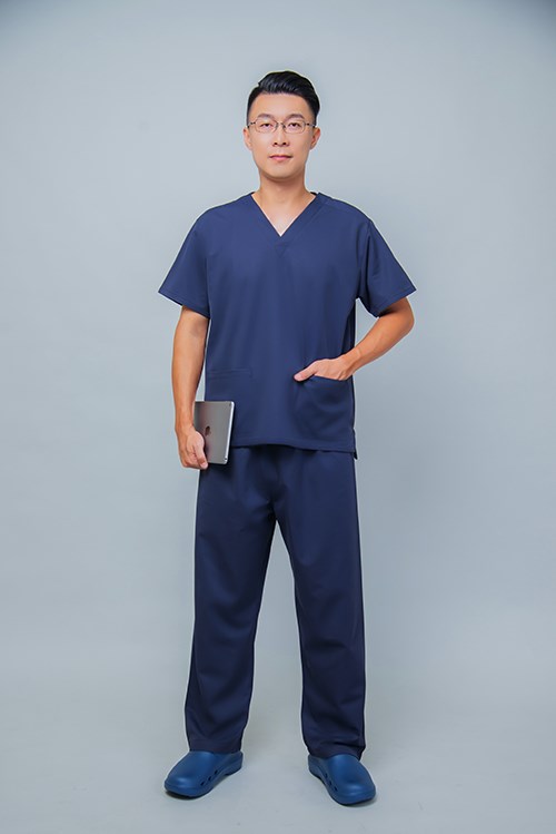 3239 吸濕排汗布 刷手服-男款