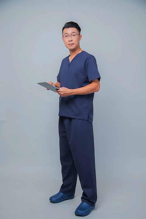 3239 吸濕排汗布 刷手服-男款