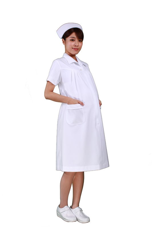 2513 護士服孕婦洋裝-短袖 