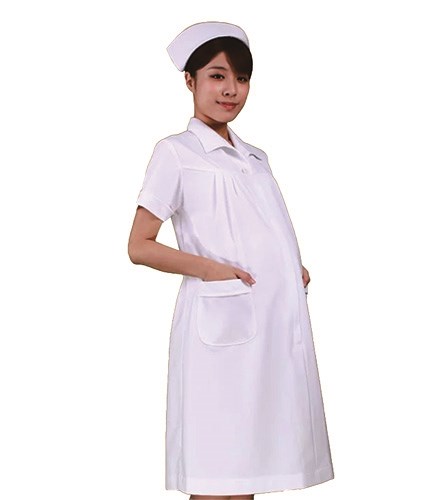 2513 護士服孕婦洋裝-短袖 