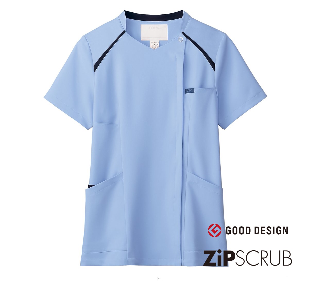 7068SC 女款典雅立領刷手服