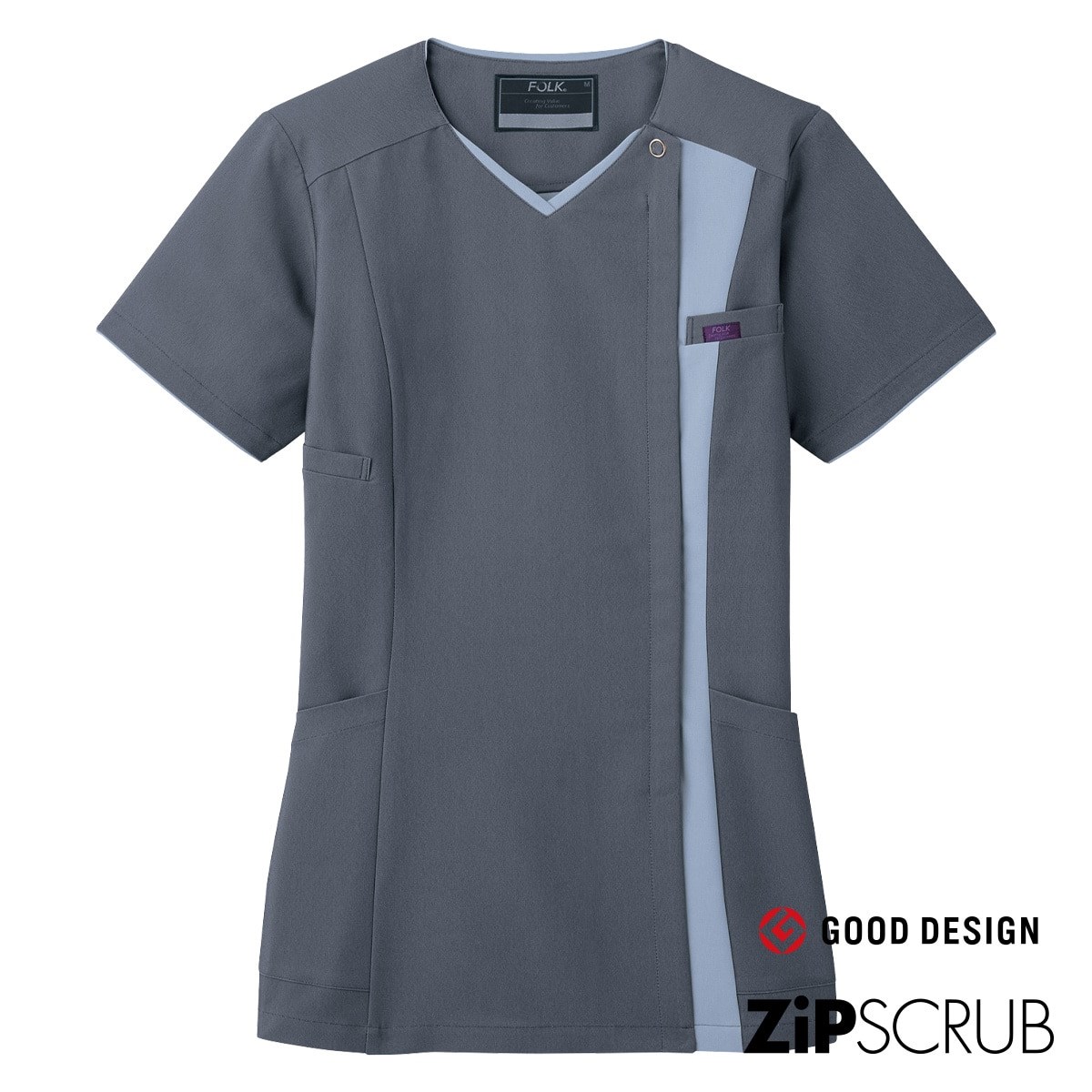 7023SCP 女款拉鍊式刷手服