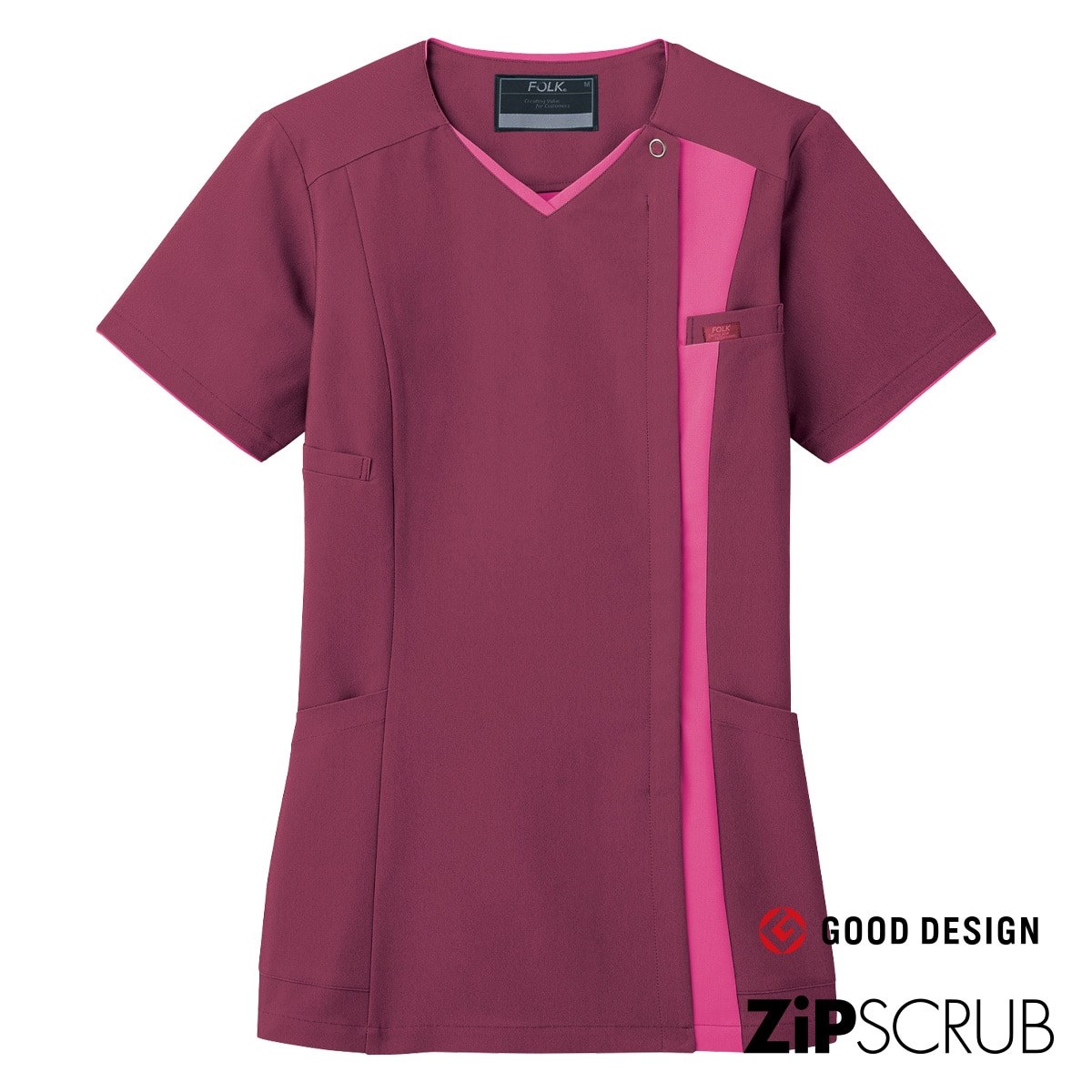 7023SCP 女款拉鍊式刷手服