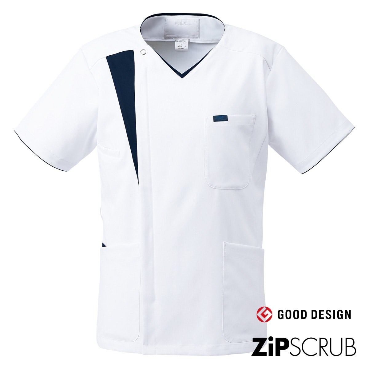 7053SC 男款拉鍊式刷手服