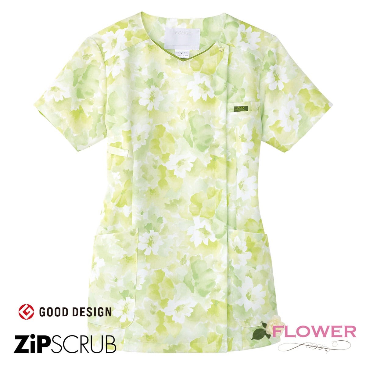 7034SC 女款花語系刷手服