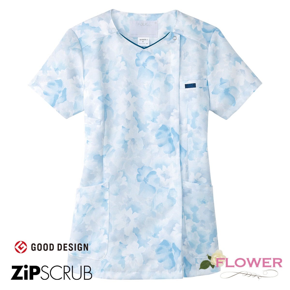 7034SC 女款花語系刷手服