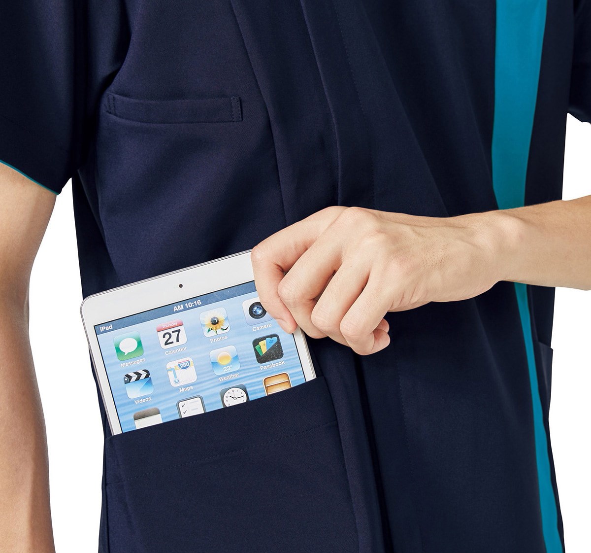 7058SC 男款前拉鍊刷手服