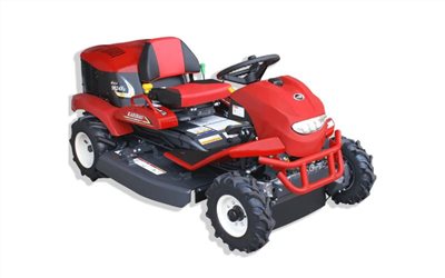 日本 ATEX(阿鐵師) 刈馬王(割馬王) R-980 4WD 四輪驅動乘坐式割草機(適用於長草區及地形不平處)