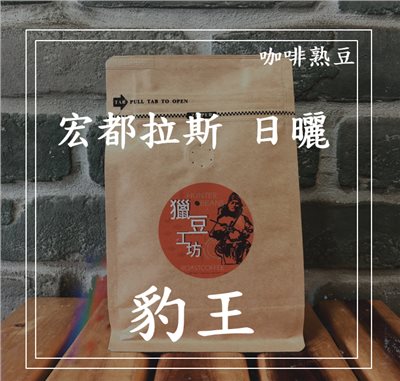 (咖啡熟豆) 獵豆工坊🐆 (中淺烘焙) 宏都拉斯 豹王 日曬 225g/450G