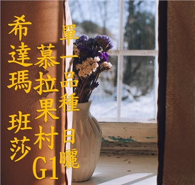 (2025)  獵豆工坊 衣索比亞 希達馬 班莎 慕拉果村 74158 單一品種 2380m 日曬G1  咖啡生豆 