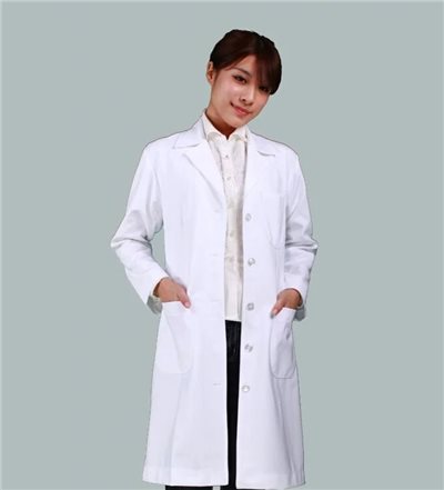 醫師長袍-1345 女款-T/S布