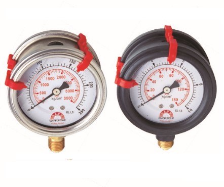 Double-Side Liquid Filled Pressure Gauge