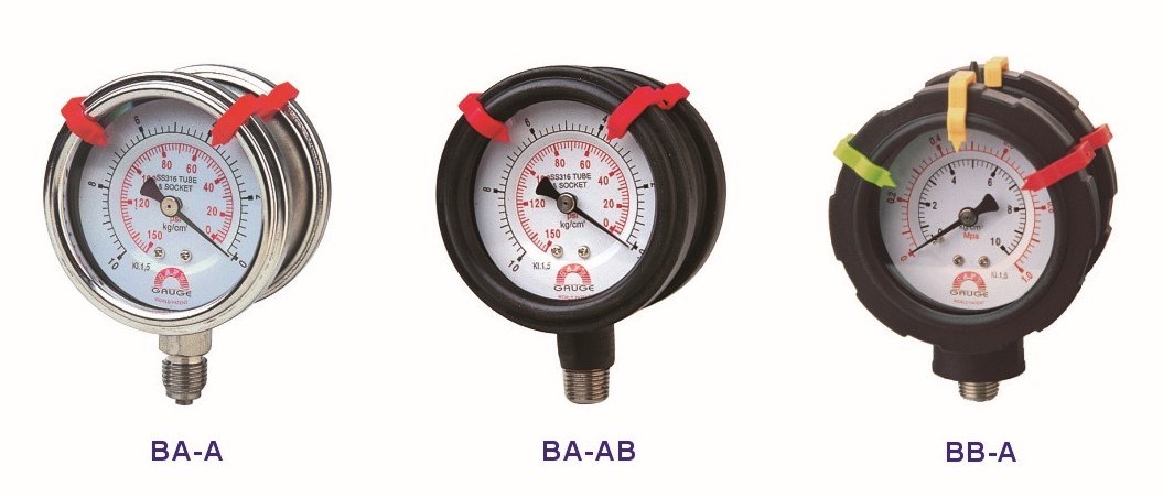 Double-Side All Stainless Pressure Gauge Model